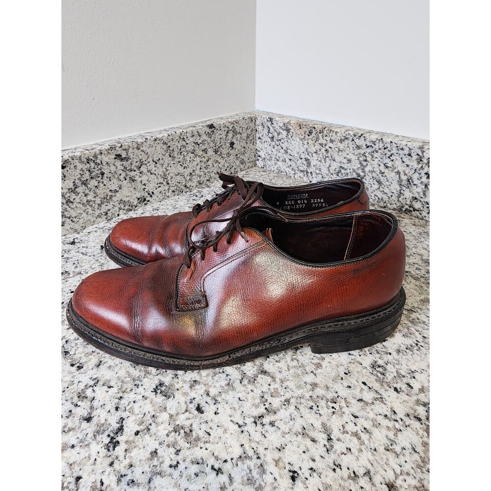 British Walkers O’Sullivans Sz 9 EEE Custom Brown Leather Oxford Shoes